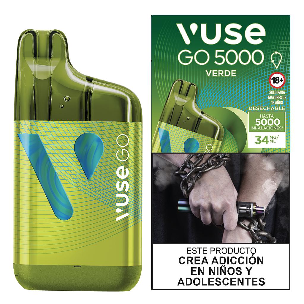 VUSE GO MAX VERDE APPLE 5000