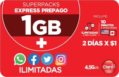 SUPERPACK EXPRESS CLARO $1