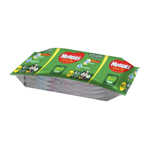 HUGGIES ACTIVE SEC MEDIUM