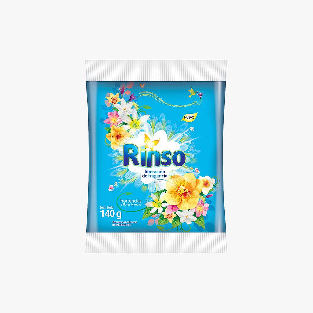RINSO POLVO HORTENSIAS 140G