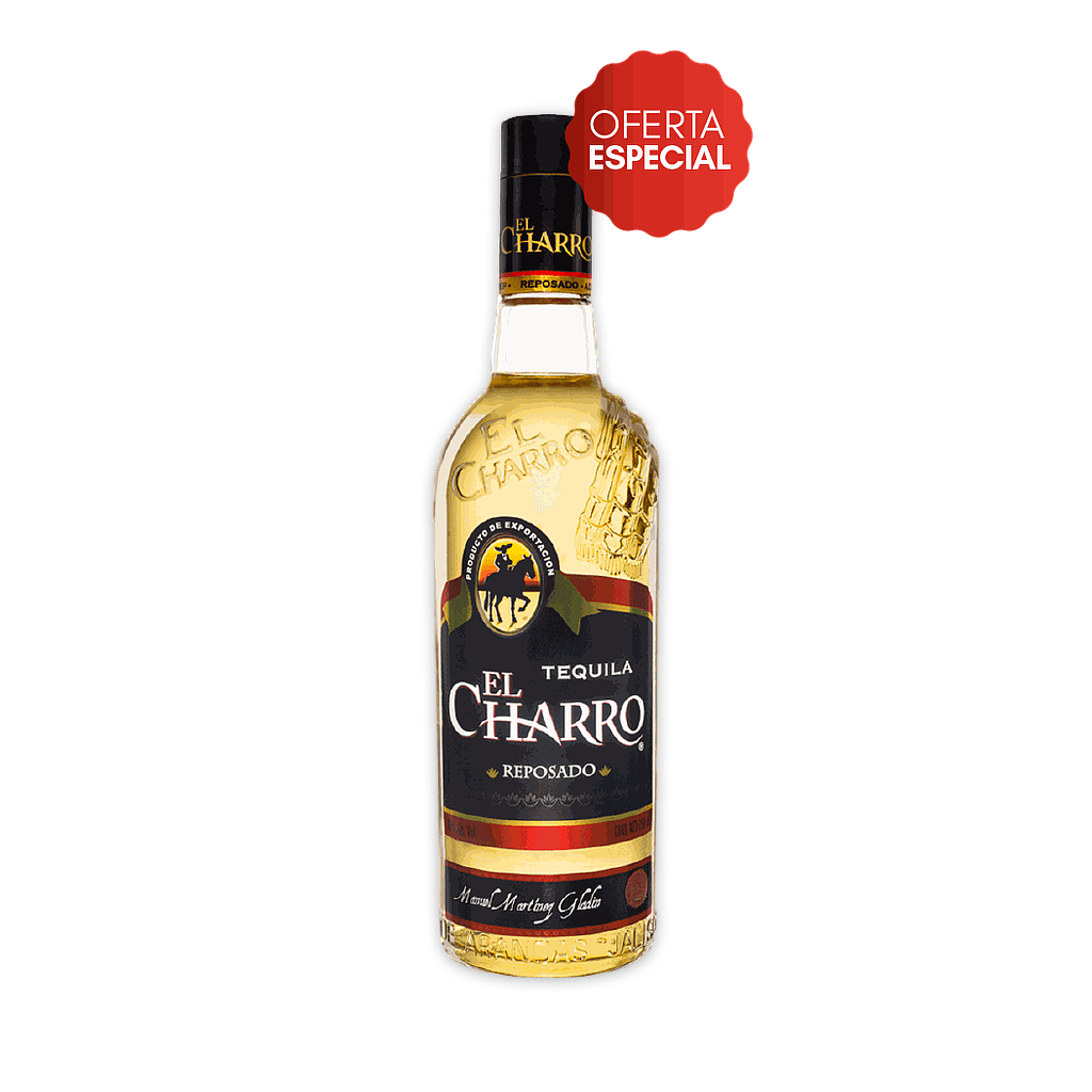 TEQUILA EL CHARRO REPOSADO 750ML