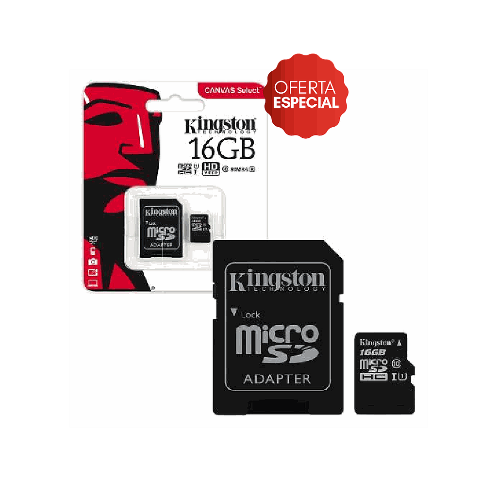KINGSTON MICRO SD ADAPTOR 16GB 
