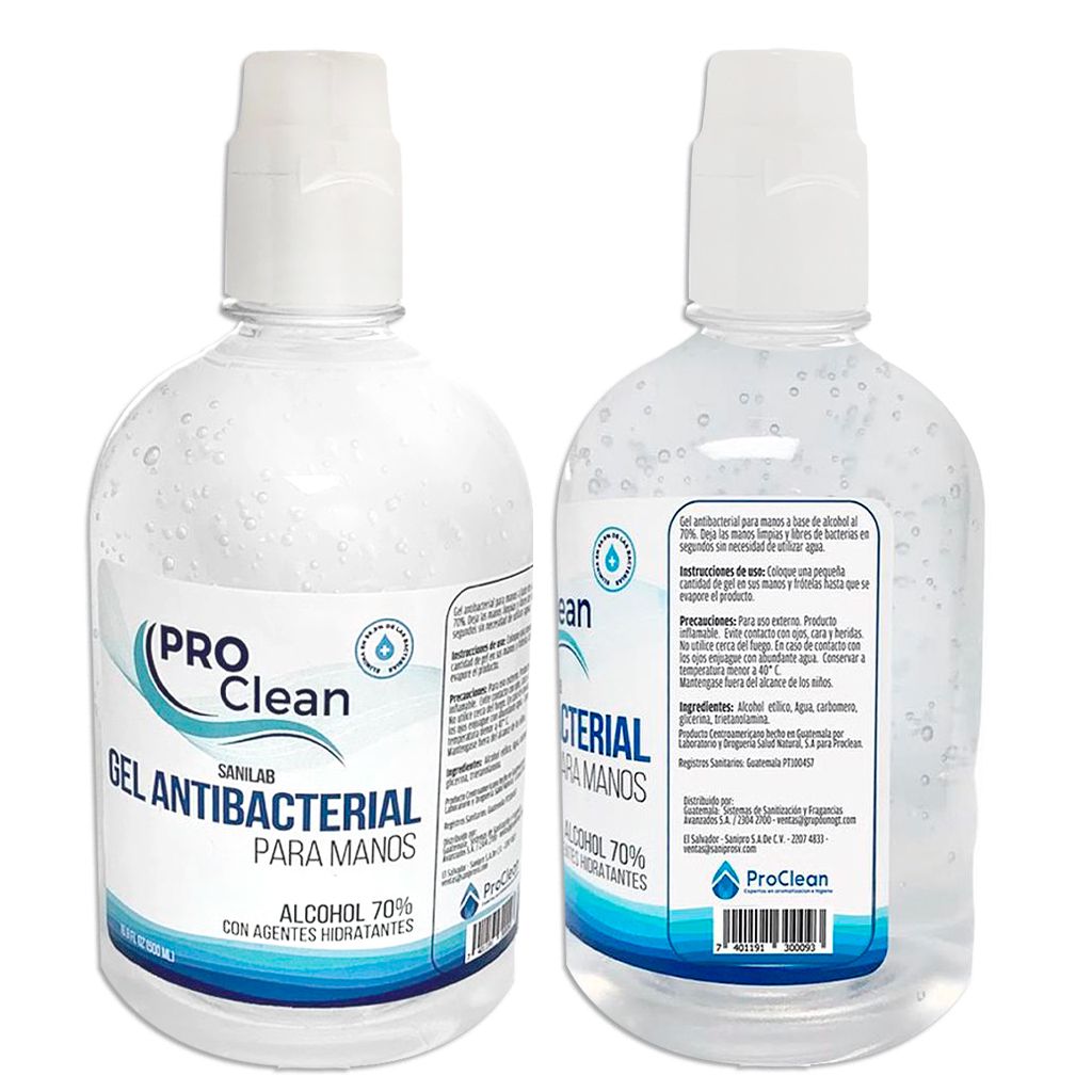 GEL ANTIBACTERIAL PARA MANOS 500ML