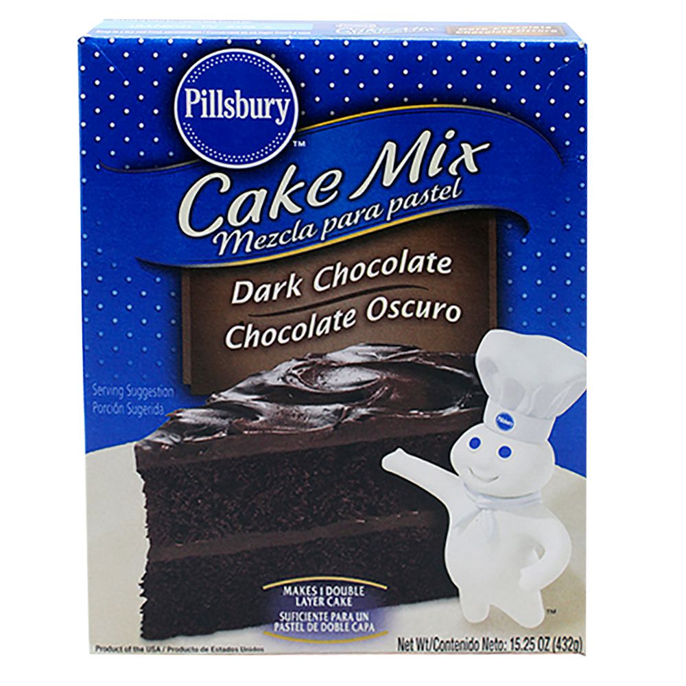 PILLSBURY CAKE MIX CHOCOLATE OSCURO 375G
