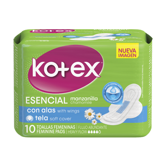 KOTEX MANZANILLA CON ALAS 