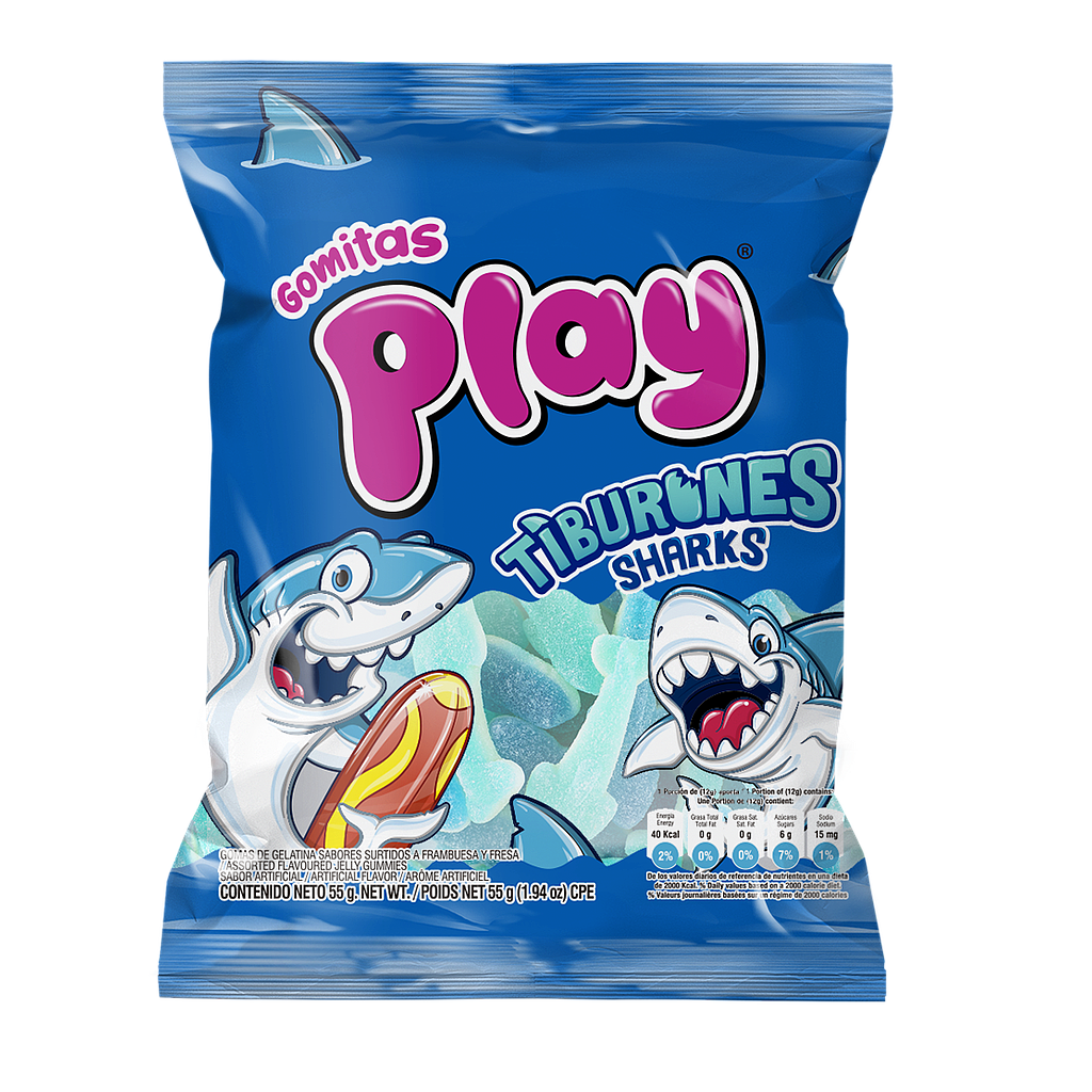 GOMITAS PLAY TIBURONES