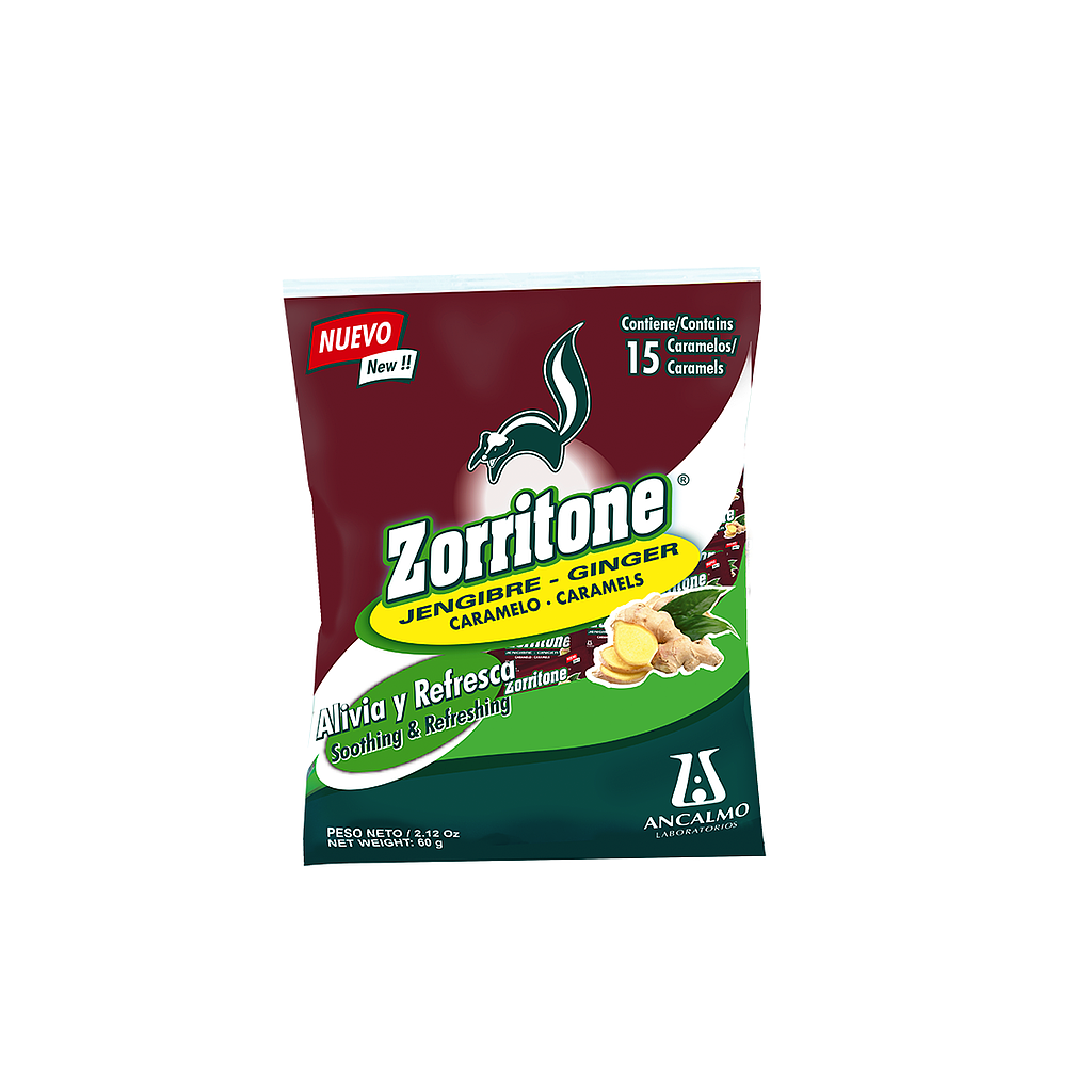 ZORRITONE JENGIBRE BOLSA 100UND