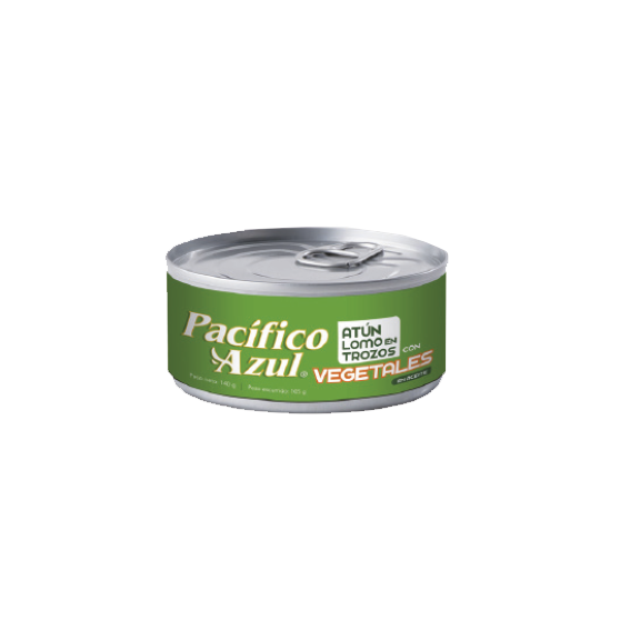 ATÚN PACIFICO  AZUL CON VEGETALES